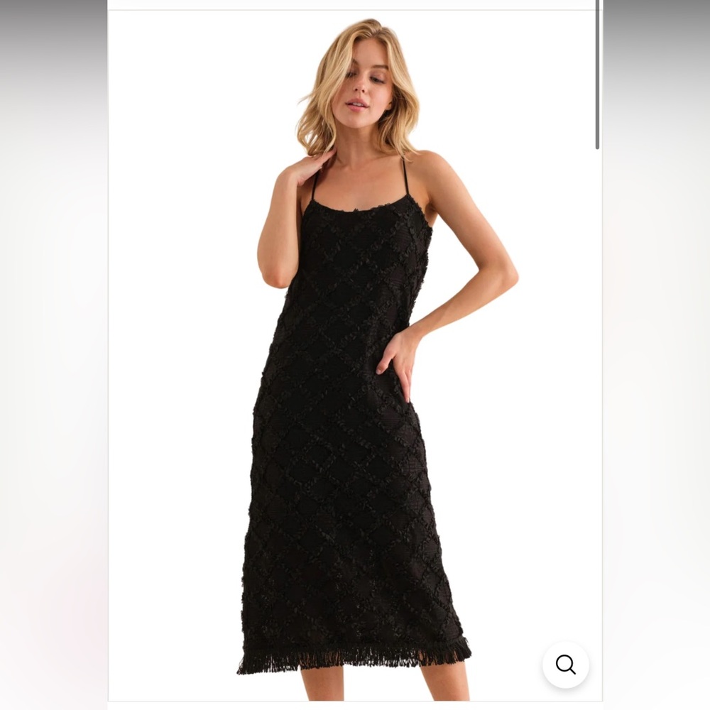 Anna Rae Adriana frindge dress size m
